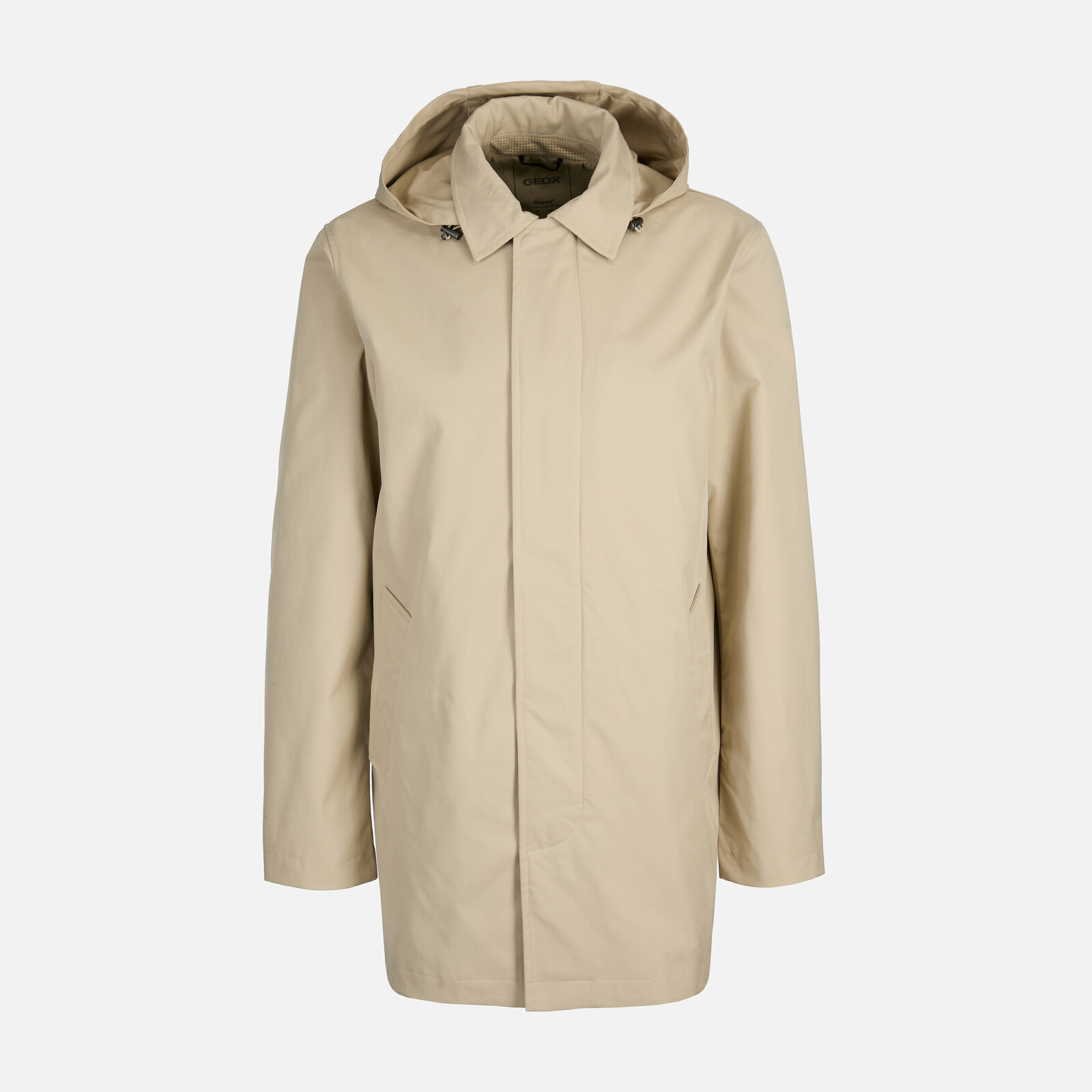 Béžová pánská parka Geox Jacopo