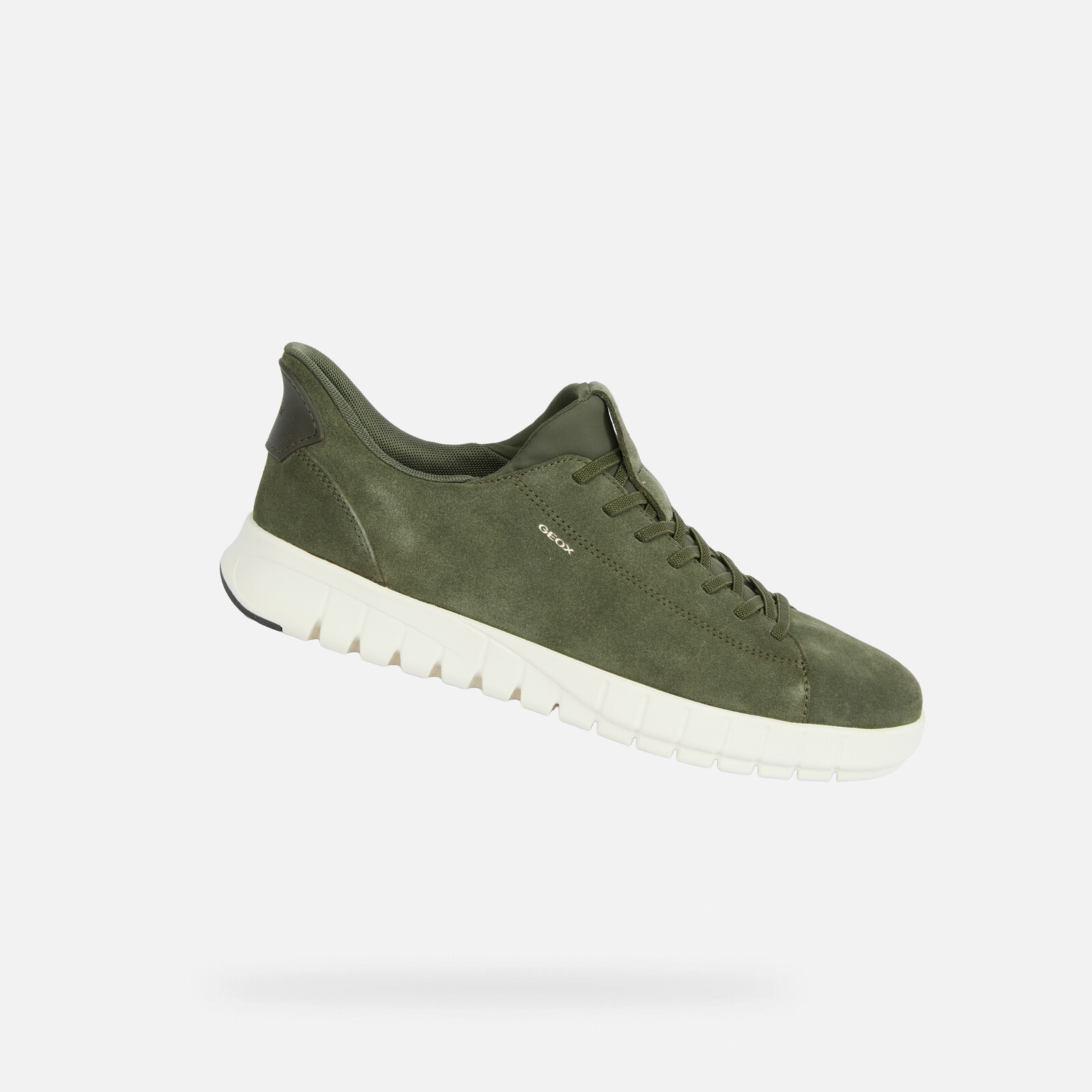 Pánské khaki tenisky Geox Flextride Plus