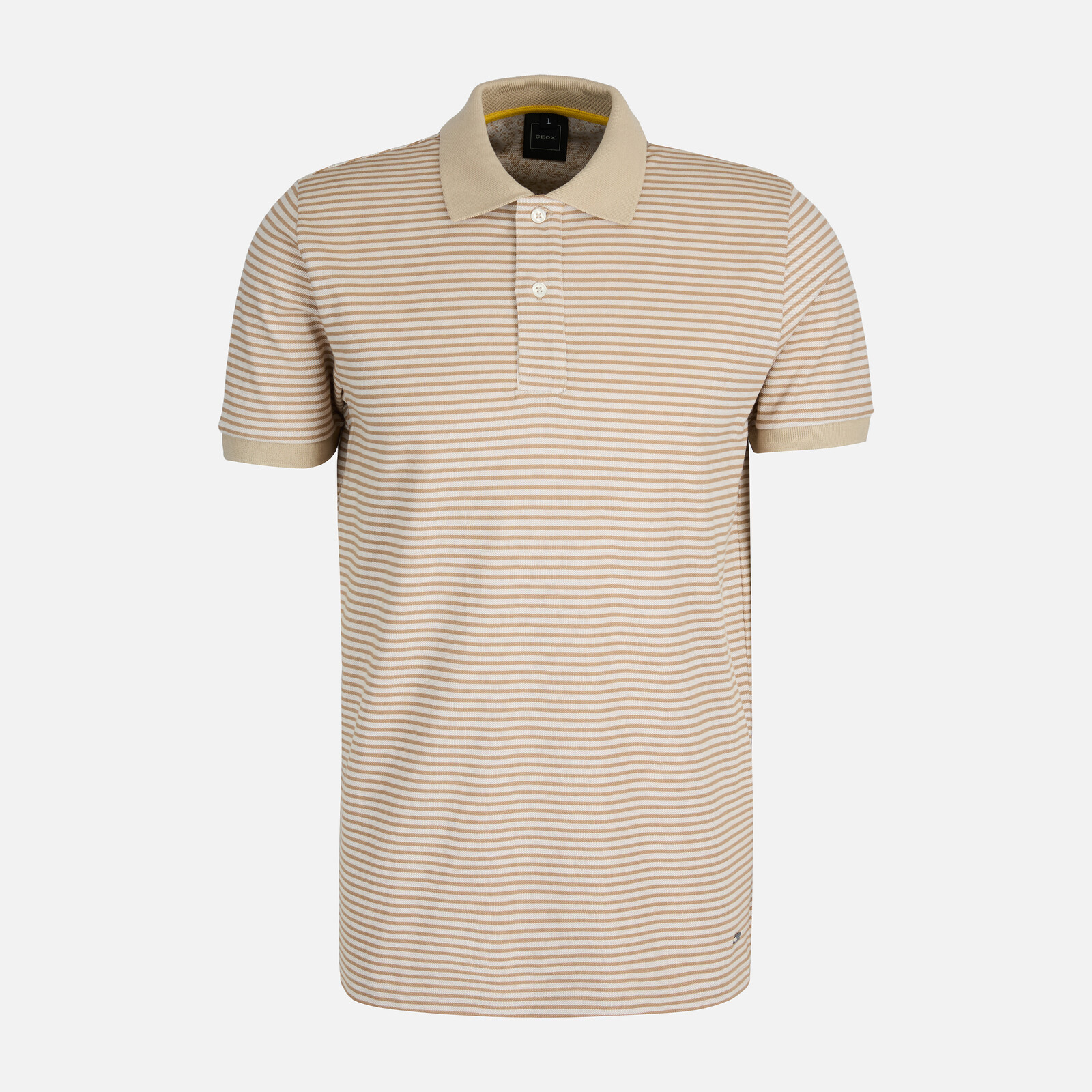 Béžové pánské polo triko Geox