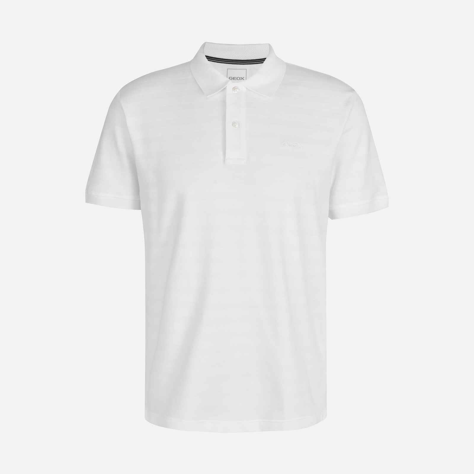 Bílé pánské polo triko Geox