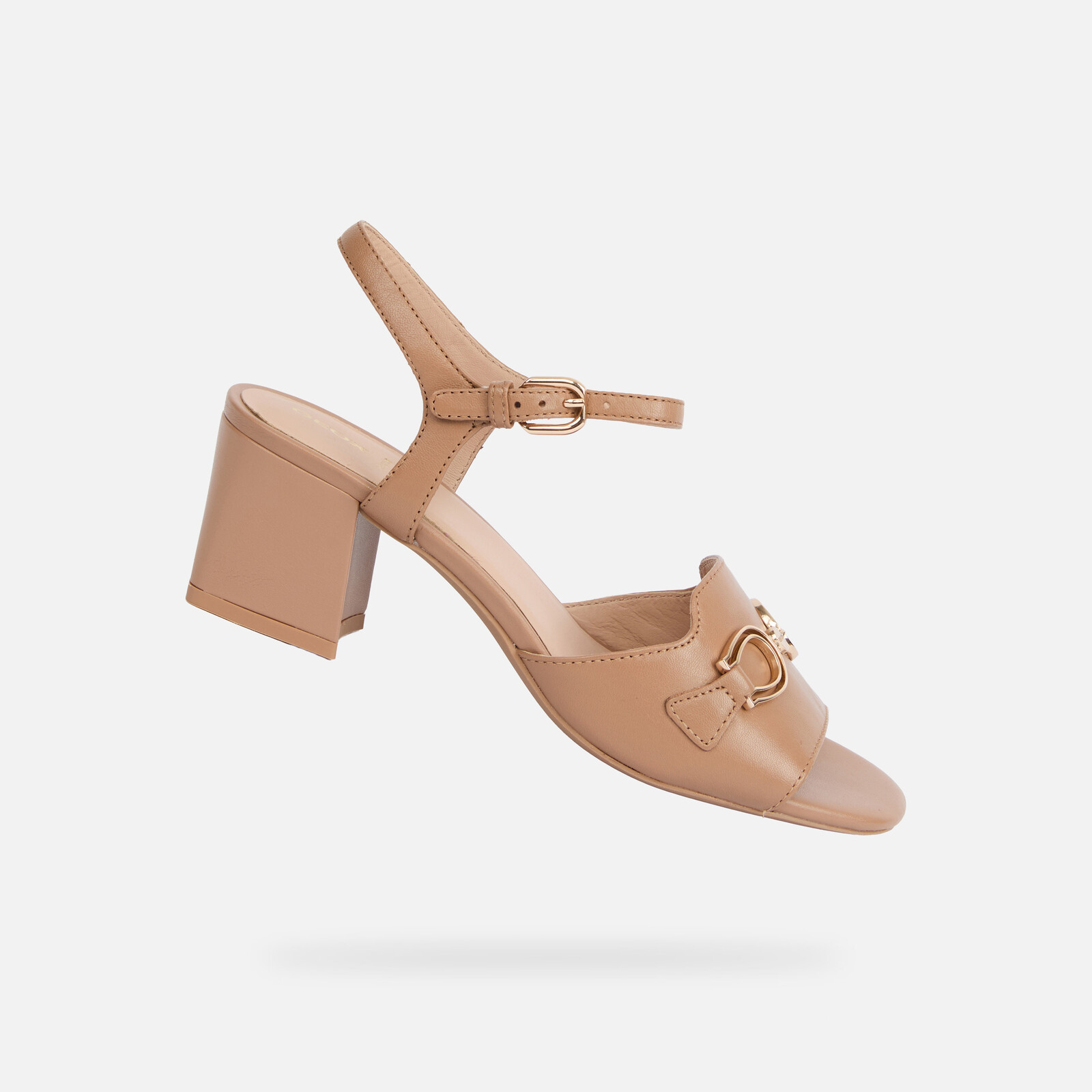 Béžové dámské sandály Geox New Eraklia