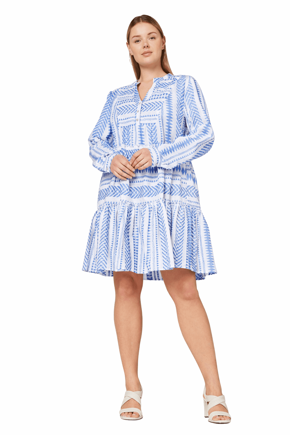 Guido Maria Kretschmer - Šaty s dlouhými rukávy Franziska