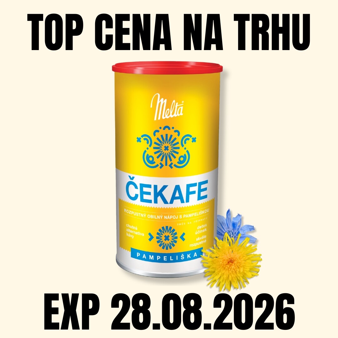 MELTA Čekafé pampeliška 160 g PRODLOUŽENÁ EXP 28.08.2026