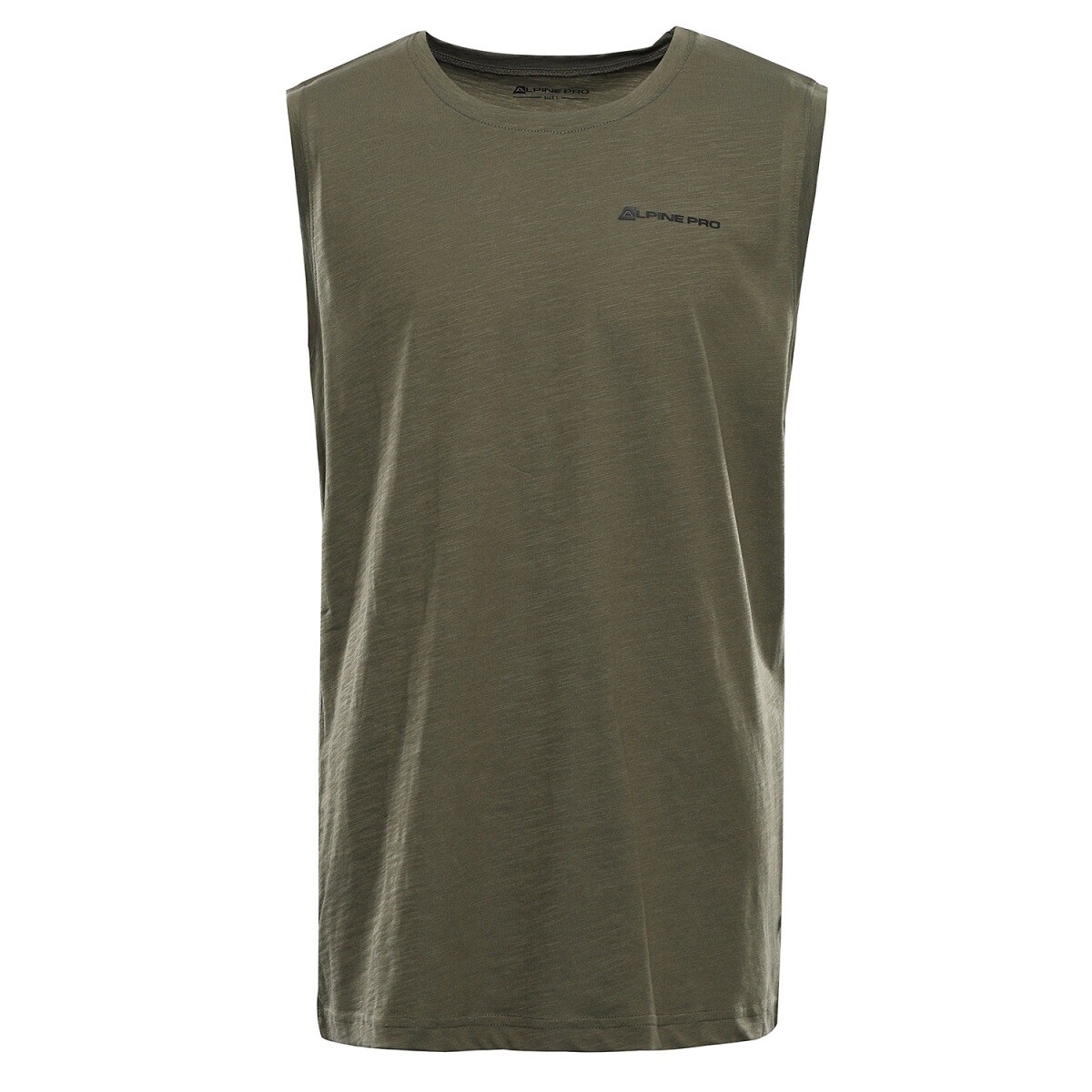 Pánské bavlněné tílko alpine pro quaret 2 světle hnědá xs