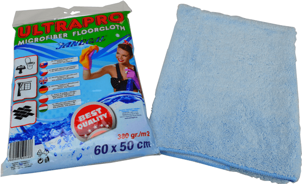 Hadr mikroultra na podlahu PROFI 60x50cm modrý, 380g, 1 utěrka