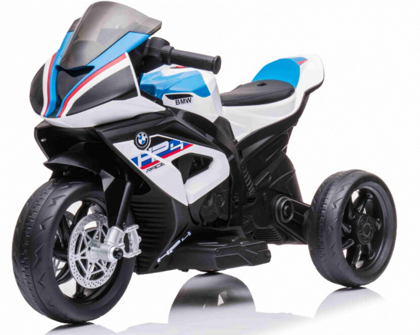 mamido Dětská elektrická motorka BMW HP4 bílá