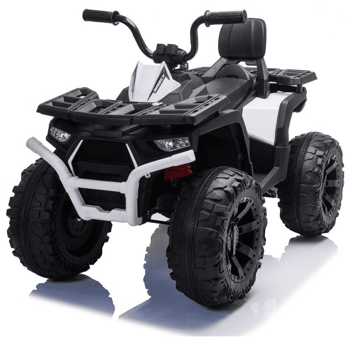 mamido Dětská elektrická čtyřkolka SpeedPro bílá