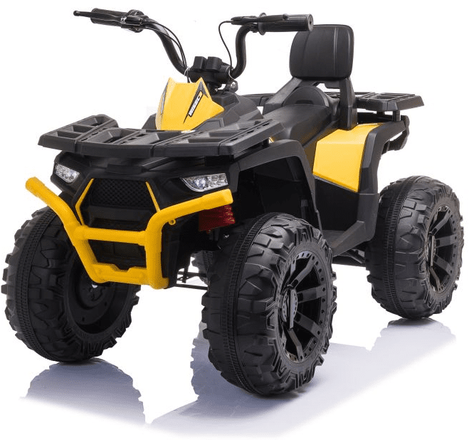 mamido Dětská elektrická čtyřkolka SpeedPro žlutá