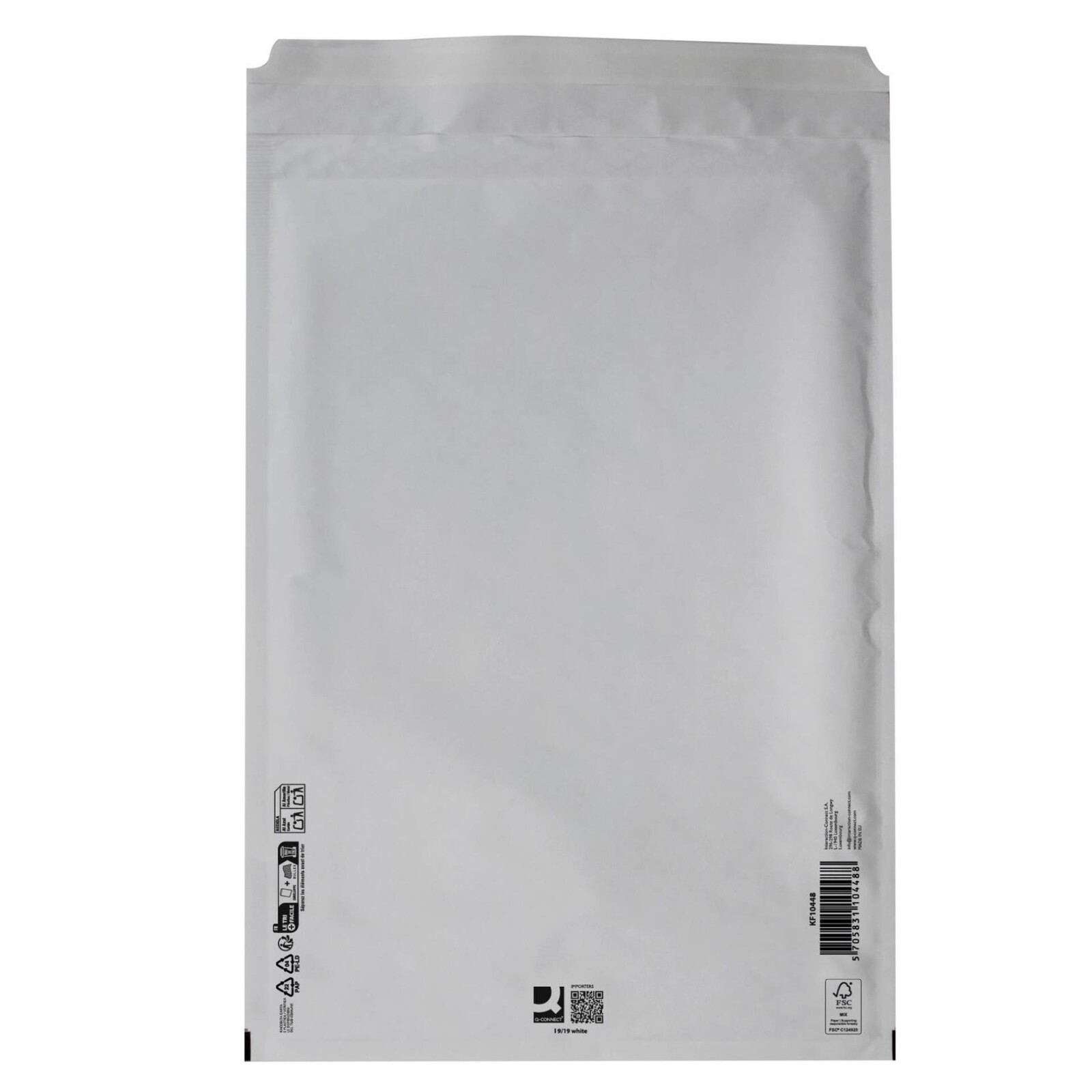 Bublinkové obálky Q-Connect - A/11, 120 x 175 mm, bílé, 10 ks