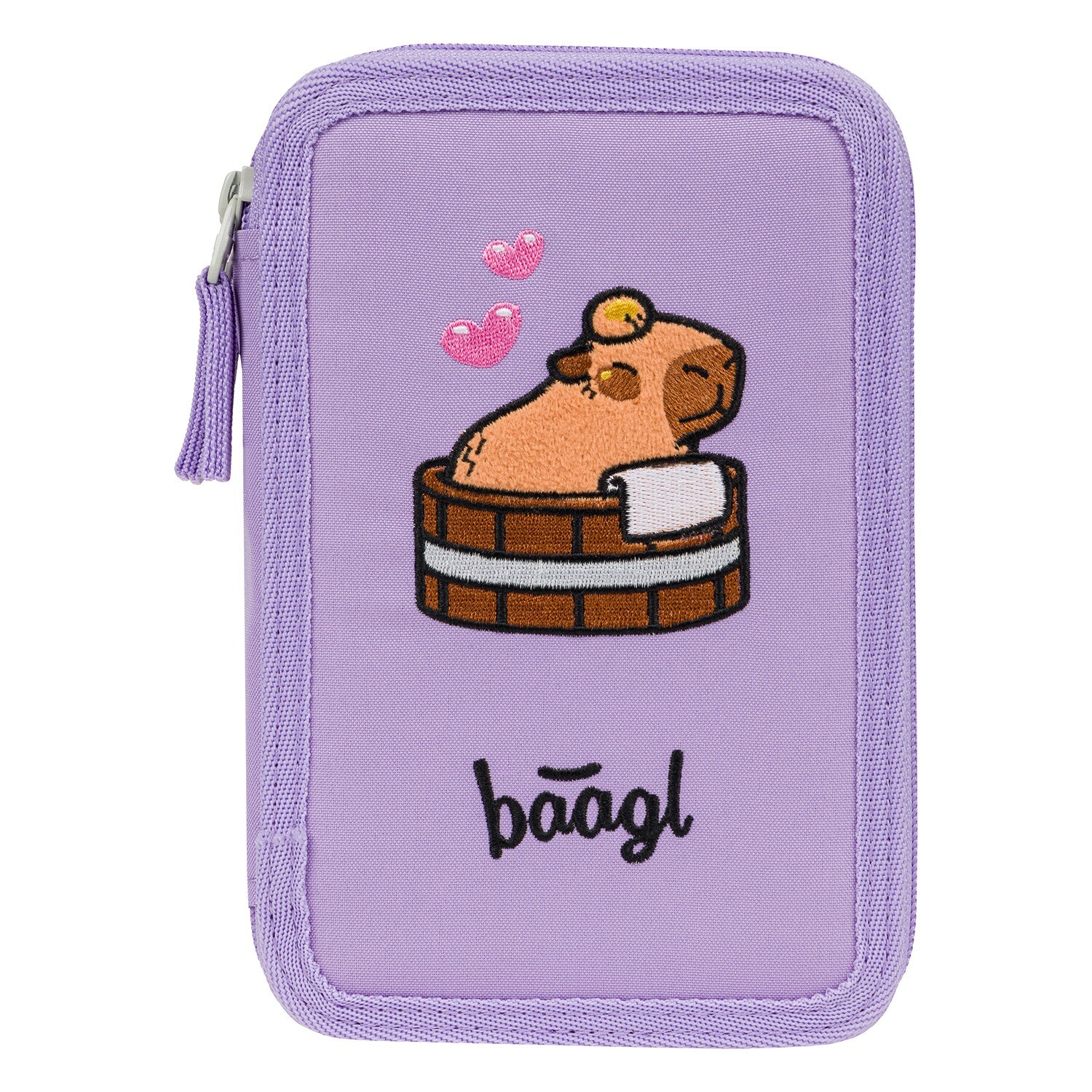 Školní třípatrový penál BAAGL - Kapybara