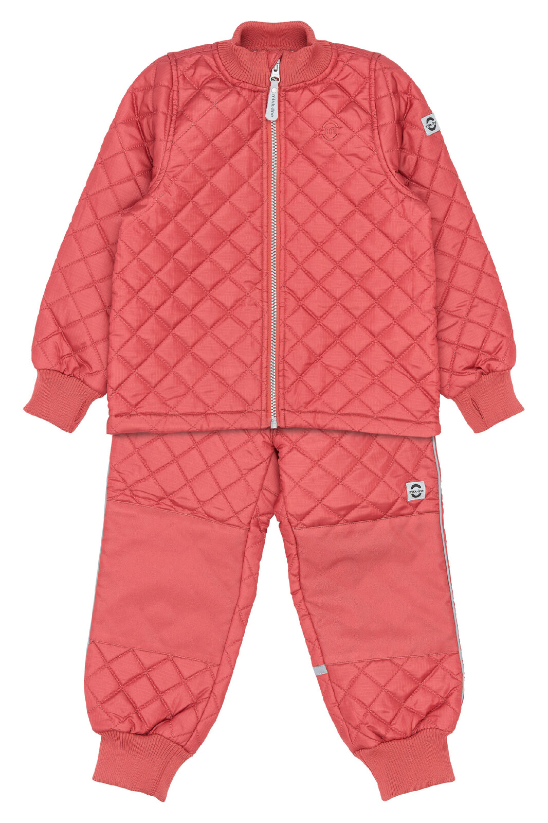 Mikk-Line Mikk - Line dětské termo kalhoty s bundou 4205 Cranberry Velikost: 74