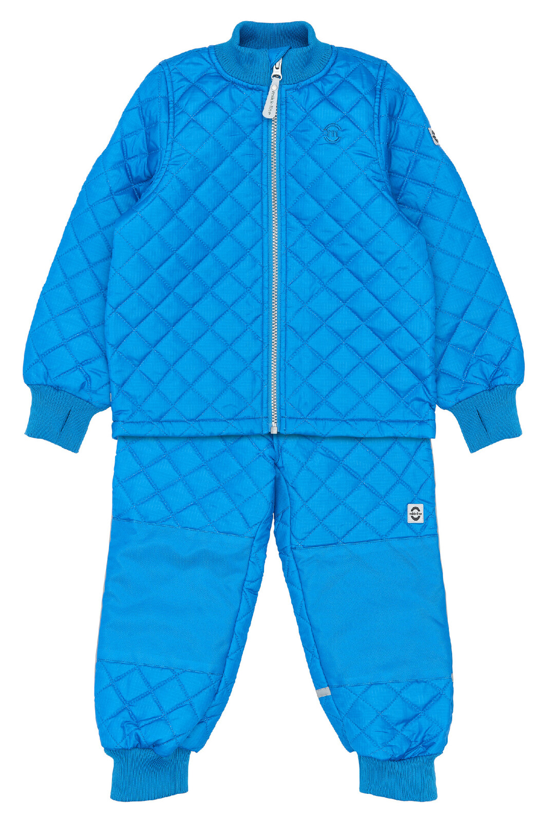 Mikk-Line Mikk - Line dětské termo kalhoty s bundou 4205 Strong Blue Velikost: 74