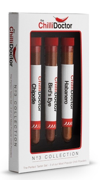 The Chilli Doctor No 3 Collection - výběr oblíbených chilli prášků