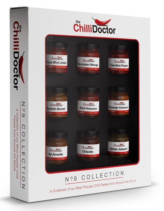 The Chilli Doctor No 9 Collection - ochutnávková chilli sada