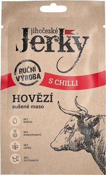 Jihočeské Jerky hovězí s chilli 20 g