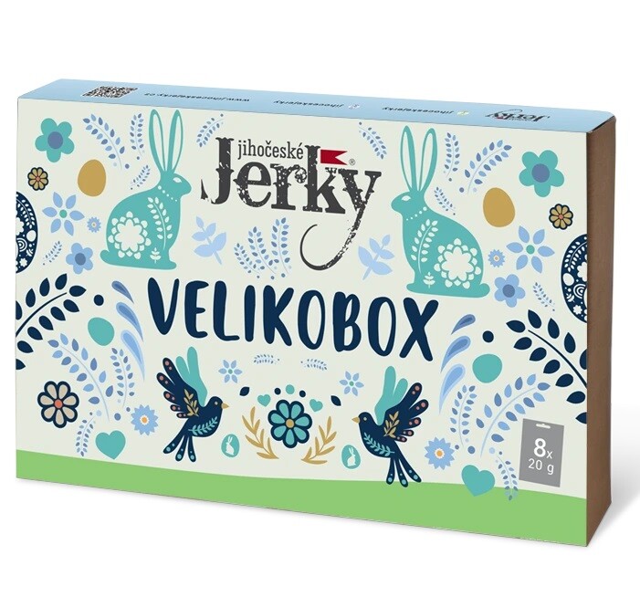 Jihočeské Jerky Velikobox 8 x 20 g