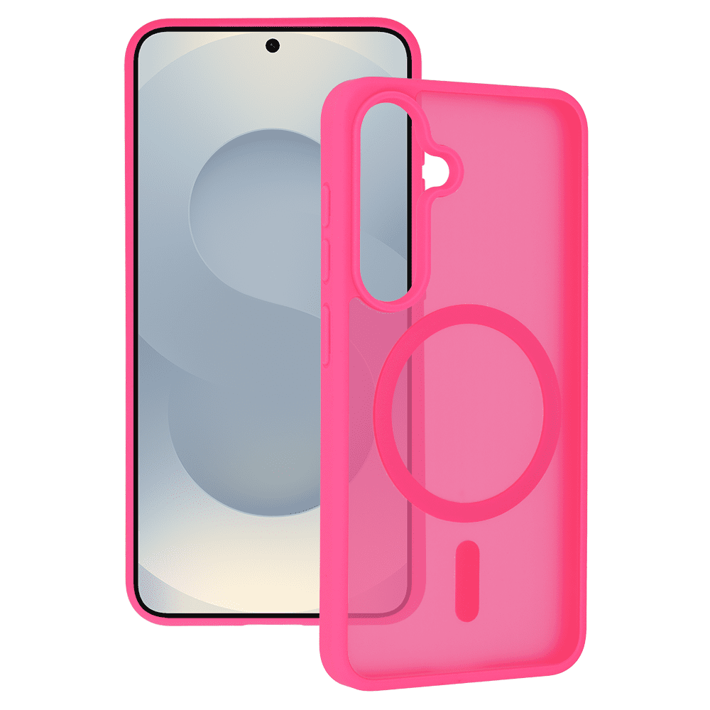 Kryt Tel Protect Aura Matte MagSafe pro Samsung Galaxy S25/S24 sytě růžový