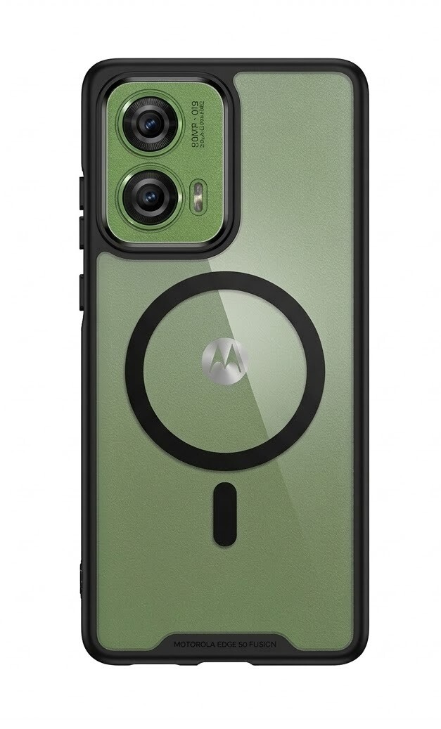 Kryt TopQ Full Matte Motorola Edge 50 Fusion MagSafe průhledný černý 173203