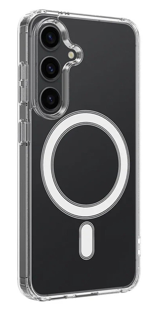 Kryt TopQ Clear Magnetic Samsung S24 pevný průhledný 173021