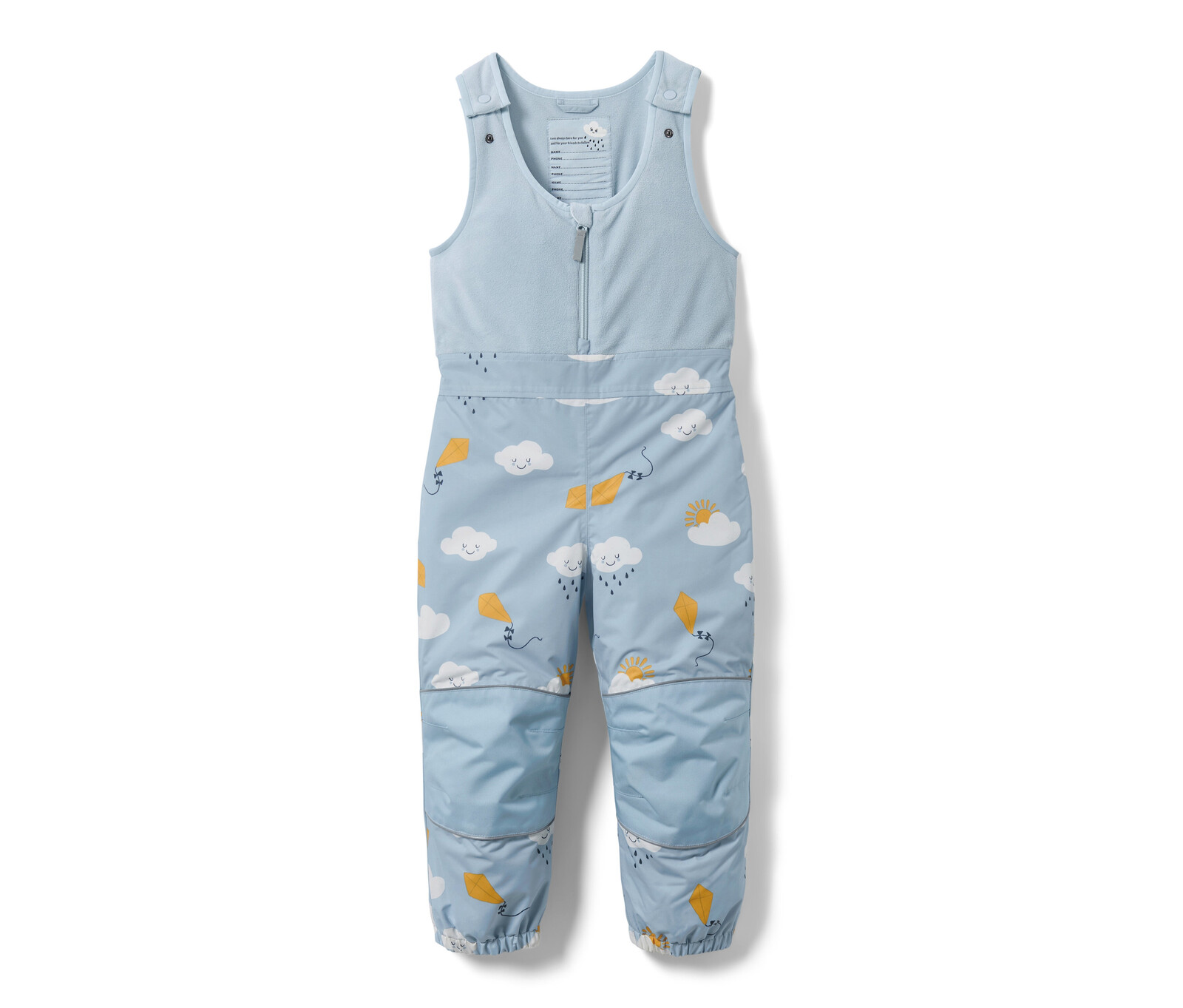 Tchibo - Dětské termokalhoty do deště - pro miminko - vel. 86/92 - barva: modrá/s potiskem