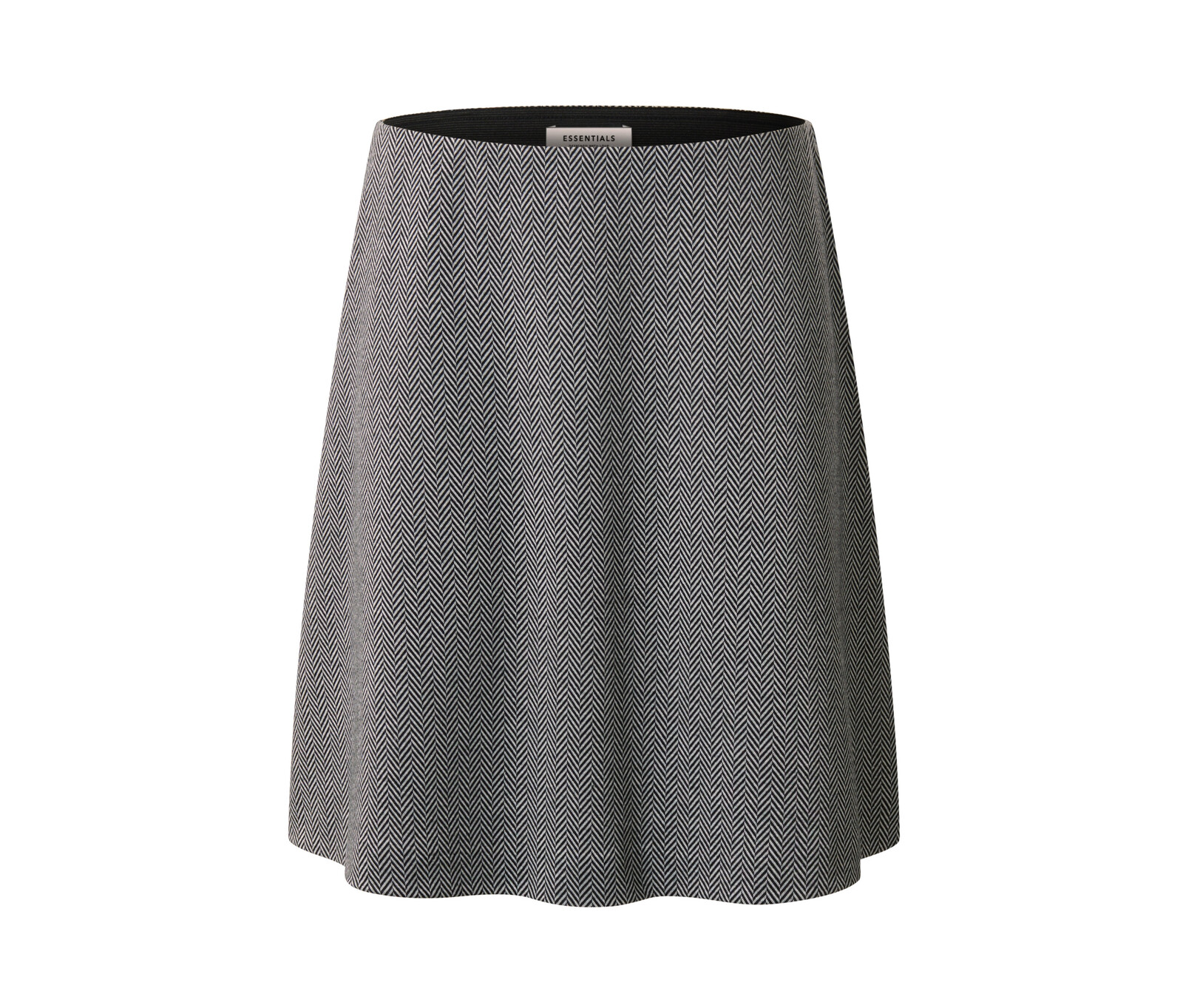 Tchibo - Sukně z teplákoviny - pro ženy - vel. XL 48/50 - barva: černá/žakár