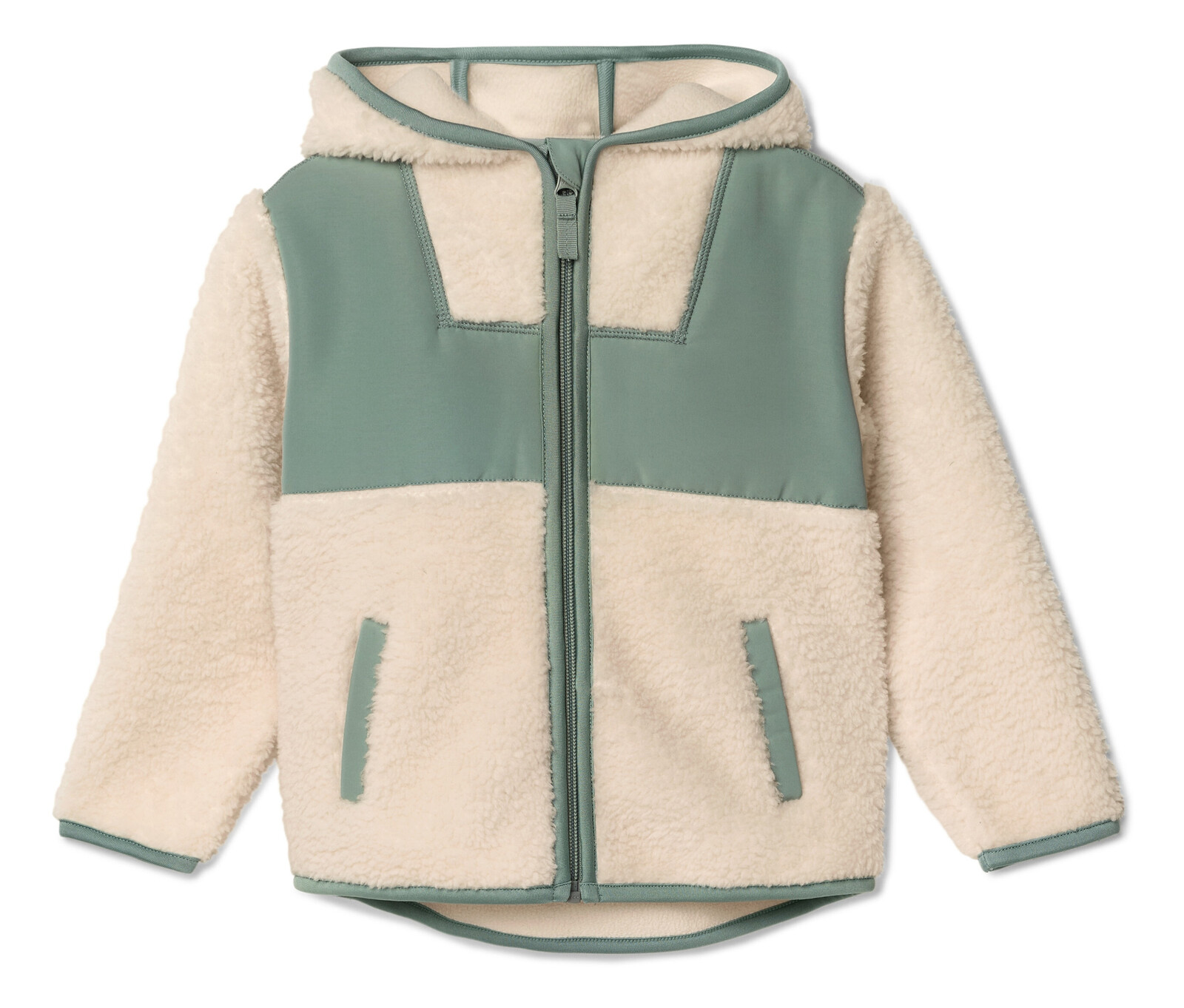 Tchibo - Dětská plyšová bunda - pro miminko - vel. 86/92 - barva: zelená