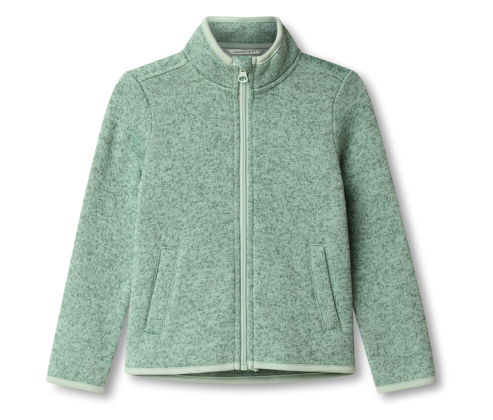 Tchibo - Dětská mikina z pleteného fleecu - pro miminko - vel. 86/92 - barva: zelená