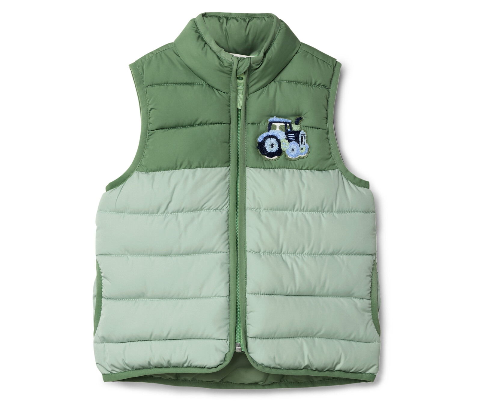 Tchibo - Dětská prošívaná vesta - pro miminko - vel. 86/92 - barva: zelená