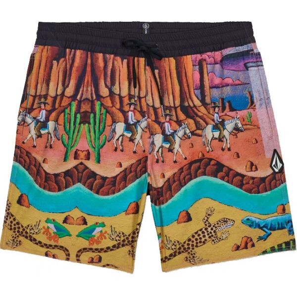 Plavky Volcom Fa Mickey Mason 17 - Žlutá - L