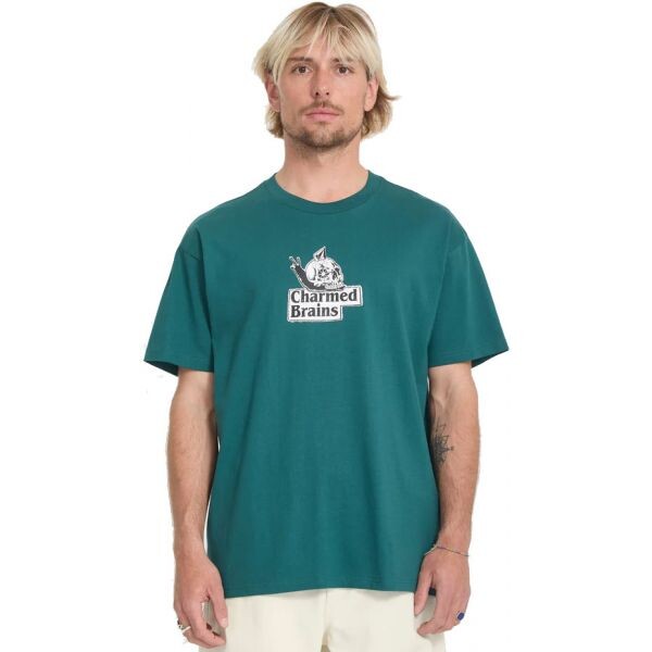 Triko Volcom Parted Out Pocket S/S - Modrá - L