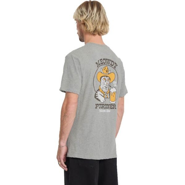 Triko Volcom Meowdy Hth S/S - Šedá - L