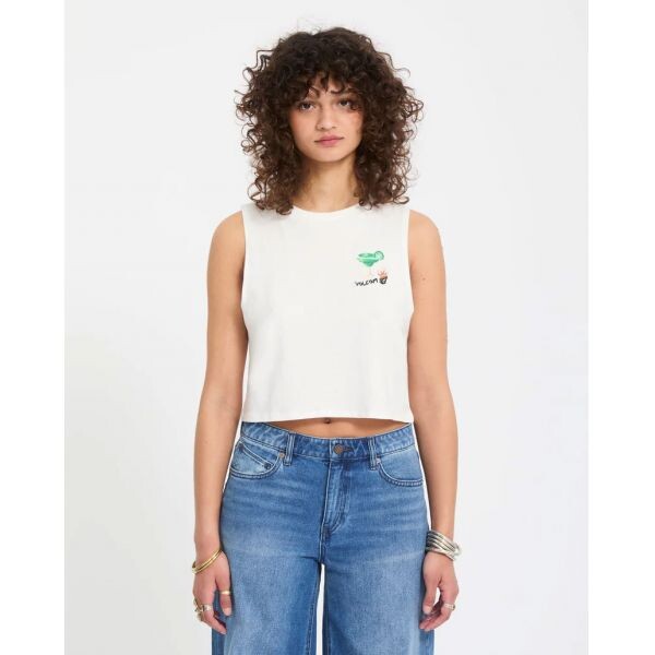 Tílko Volcom Fa Mickey Mason Wms - Bílá - M