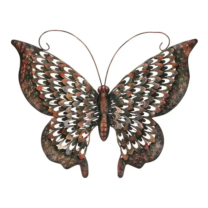 Autronic Kovová nástěnná dekorace Motýl SA314