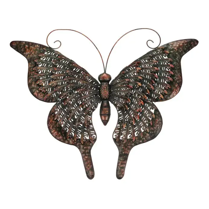 Autronic Kovová nástěnná dekorace Motýl SA315
