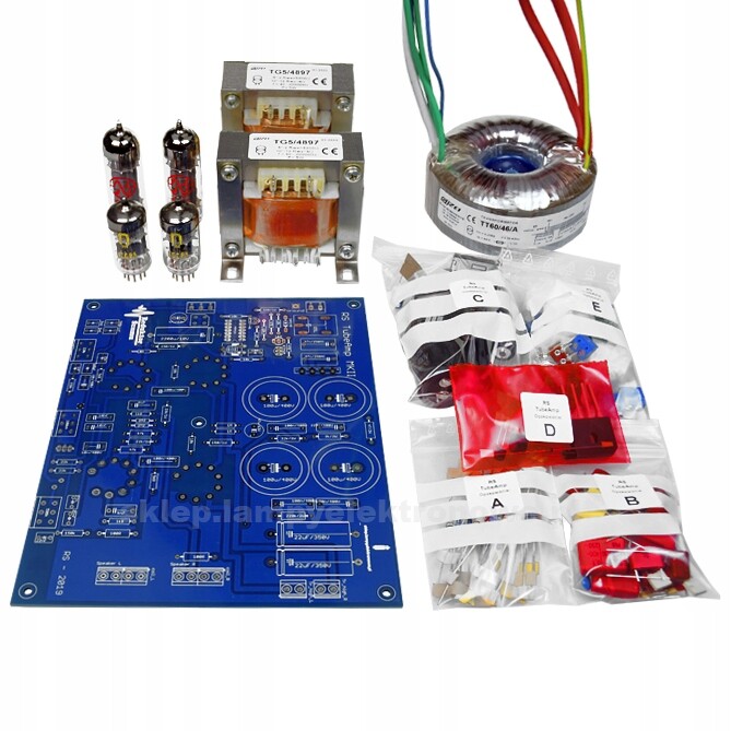 Lampový zesilovač Reduktor šumu Rs TubeAmp s lampami 6N1P Nos