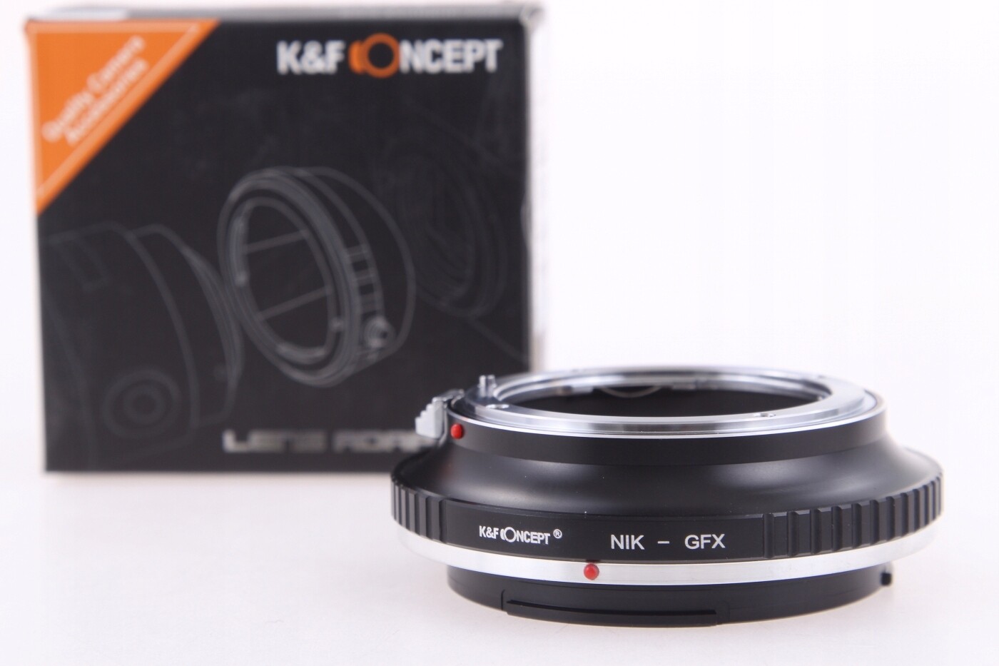 K&f Concept Nikon F – Fuji Gfx zesílený adaptér