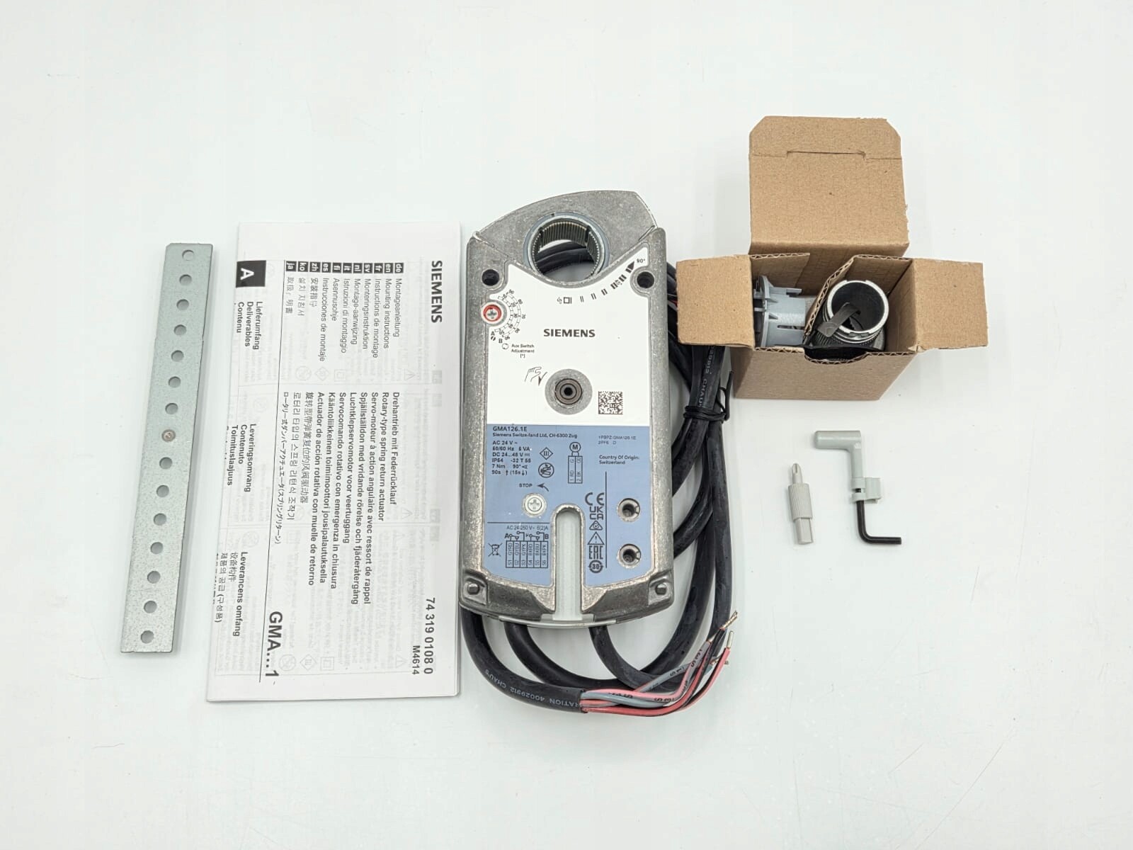 Pohon Siemens GMA126.1E 7 Nm, 24 V Ac/dc