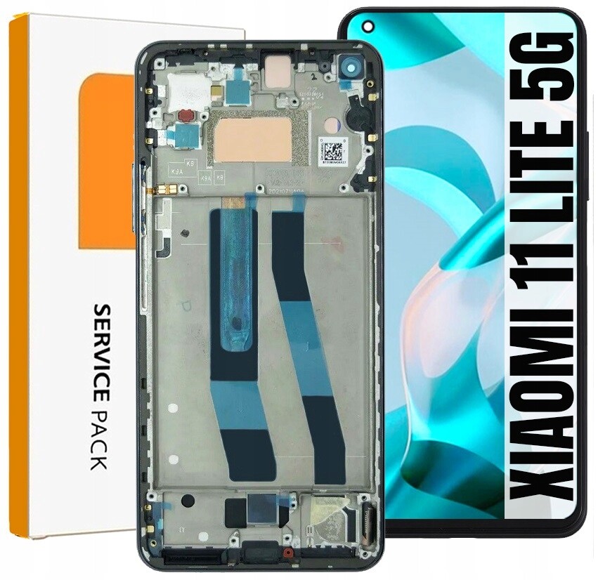 Displej Pro Xiaomi 11 Lite 5G Originál Obrazovka Rámeček