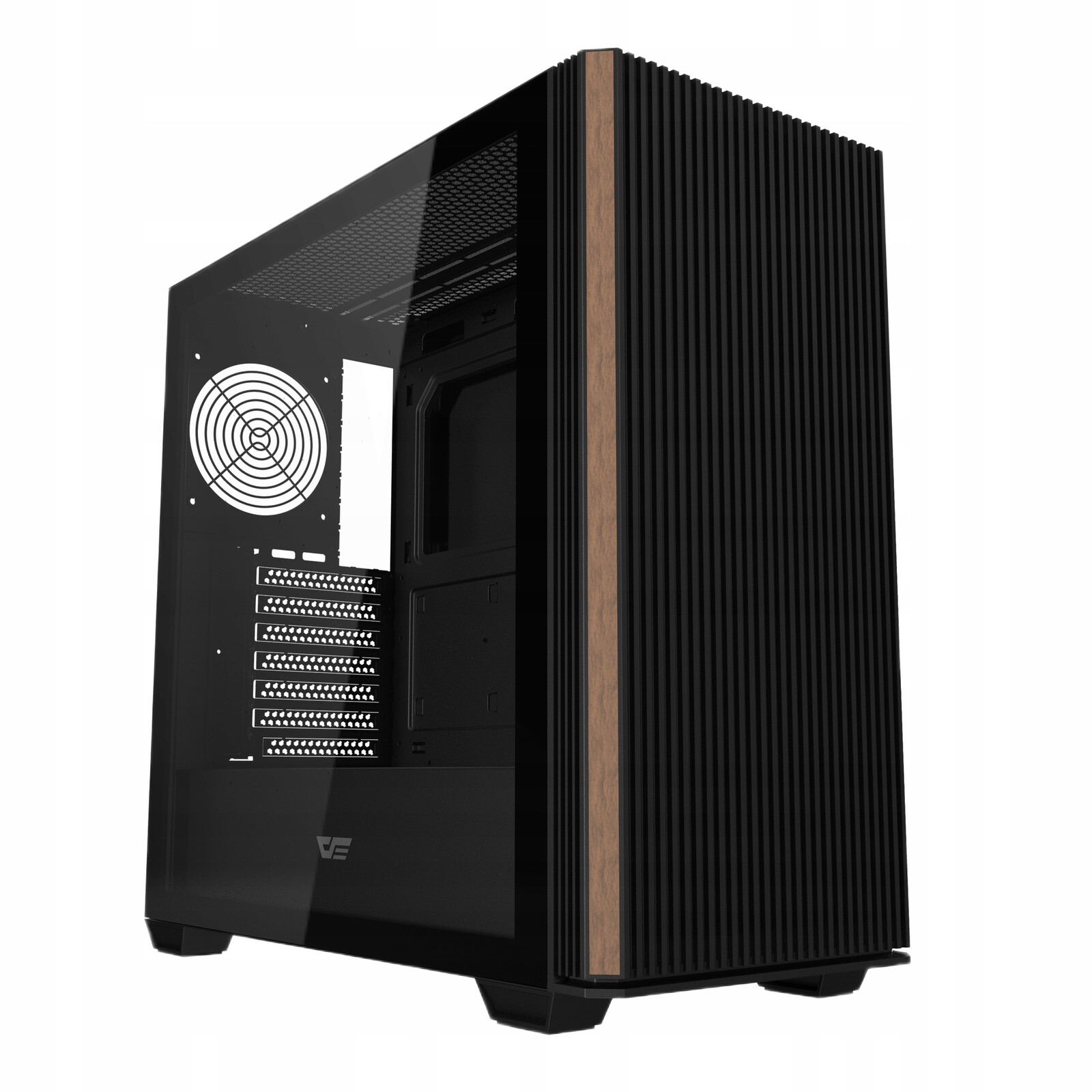 Počítačová Skříň Darkflash DS900WS Midi Tower Atx Tvrzené Sklo Černá