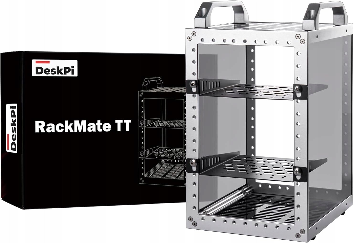 GeeekPi DeskPi RackMate Tt Mini Rack Skříň pro Mini Pc Nas Router