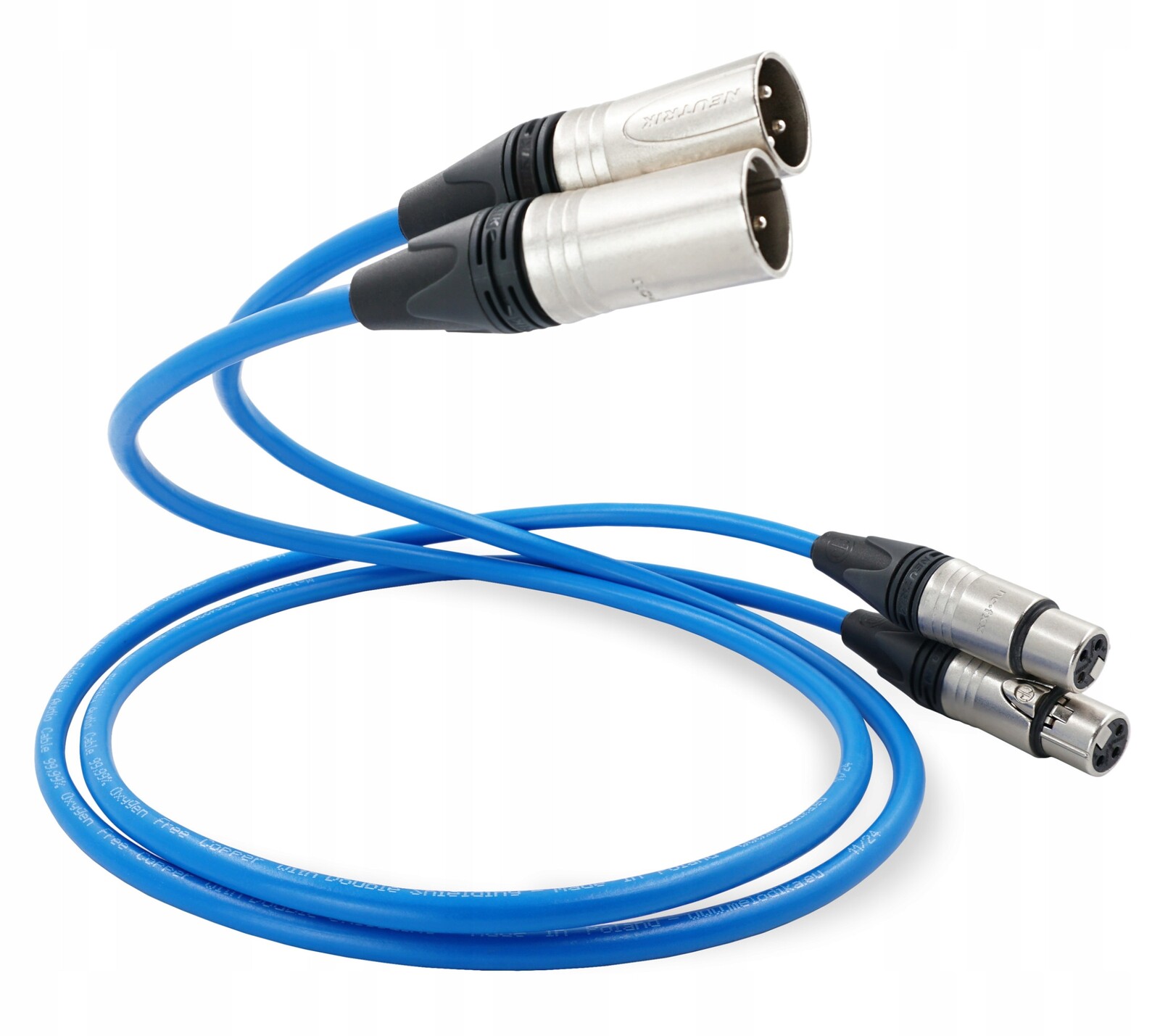 Melodika SB2X05 Xlr (0,5 m) pár Stíněné vodiče Světle modrá