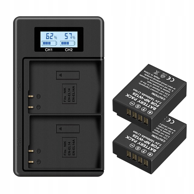 NP-W126S NP-W126 Baterie pro Fujifilm Fuji X-Pro1 XPro1 X-T1 X-T2 HS30EXR