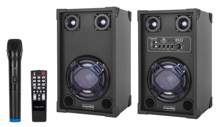 Sada sloupků Kruger&Matz Stage Lite 60 W černá