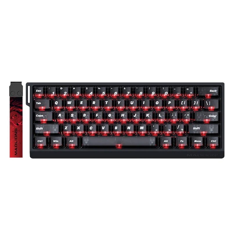 Magnetická mechanická klávesnice Madlion Mad60HE Pro Černá 8000 Hz