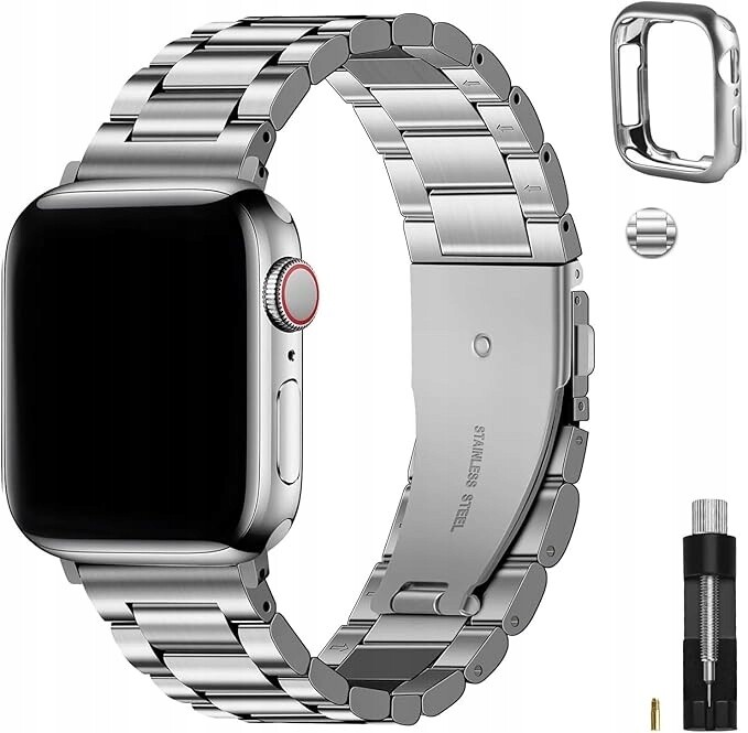 Fullmosa Kovový řemínek pro hodinky Apple Watch 46 mm řady 11,10,9,8,7,6