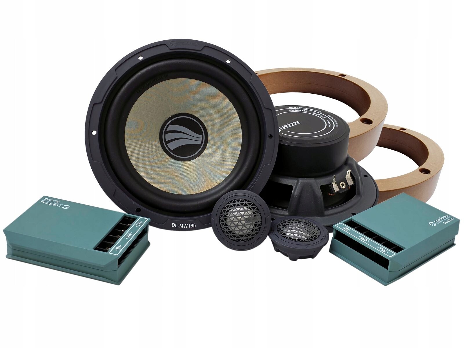 Rainbow Audio DL-C260 reproduktory 165 mm Audi A1 I 1 přední zadní