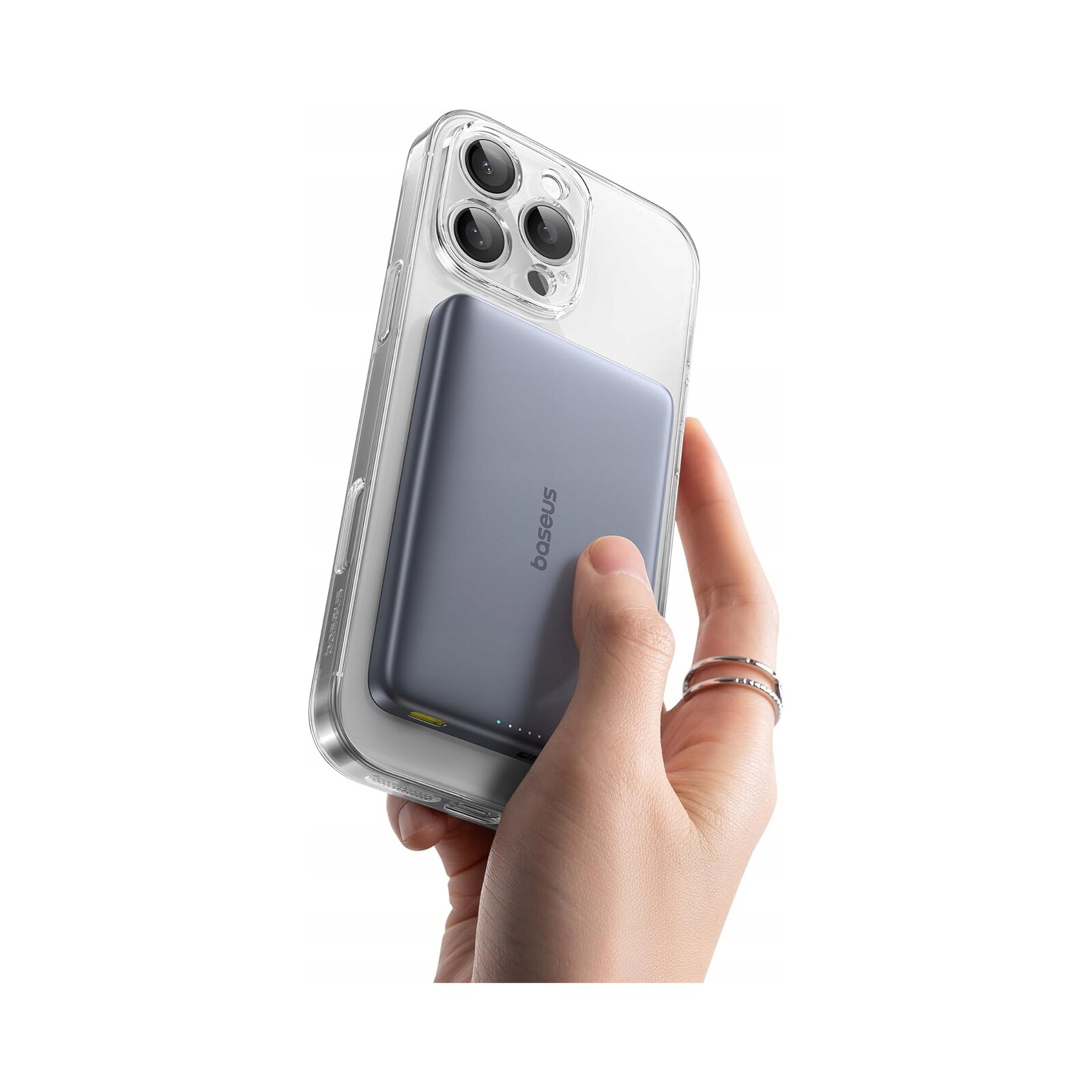 Powerbanka Baseus PicoGo AM41 Ultra-Slim Qi2 Magnetic 10000mAh 27W R11