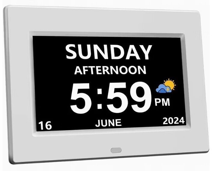 Digitální Rámeček pro Usb Sd fotografie Budík Připomenutí Auto Stmívání Dálkové ovládání