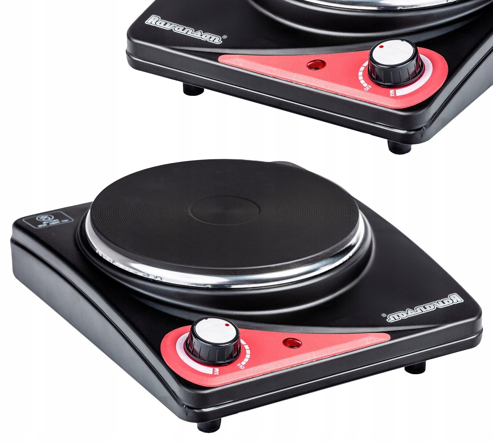 Elektrický Jednoplotýnkový Vařič Ravanson HP-7010B, Volně Stojící, Bílý