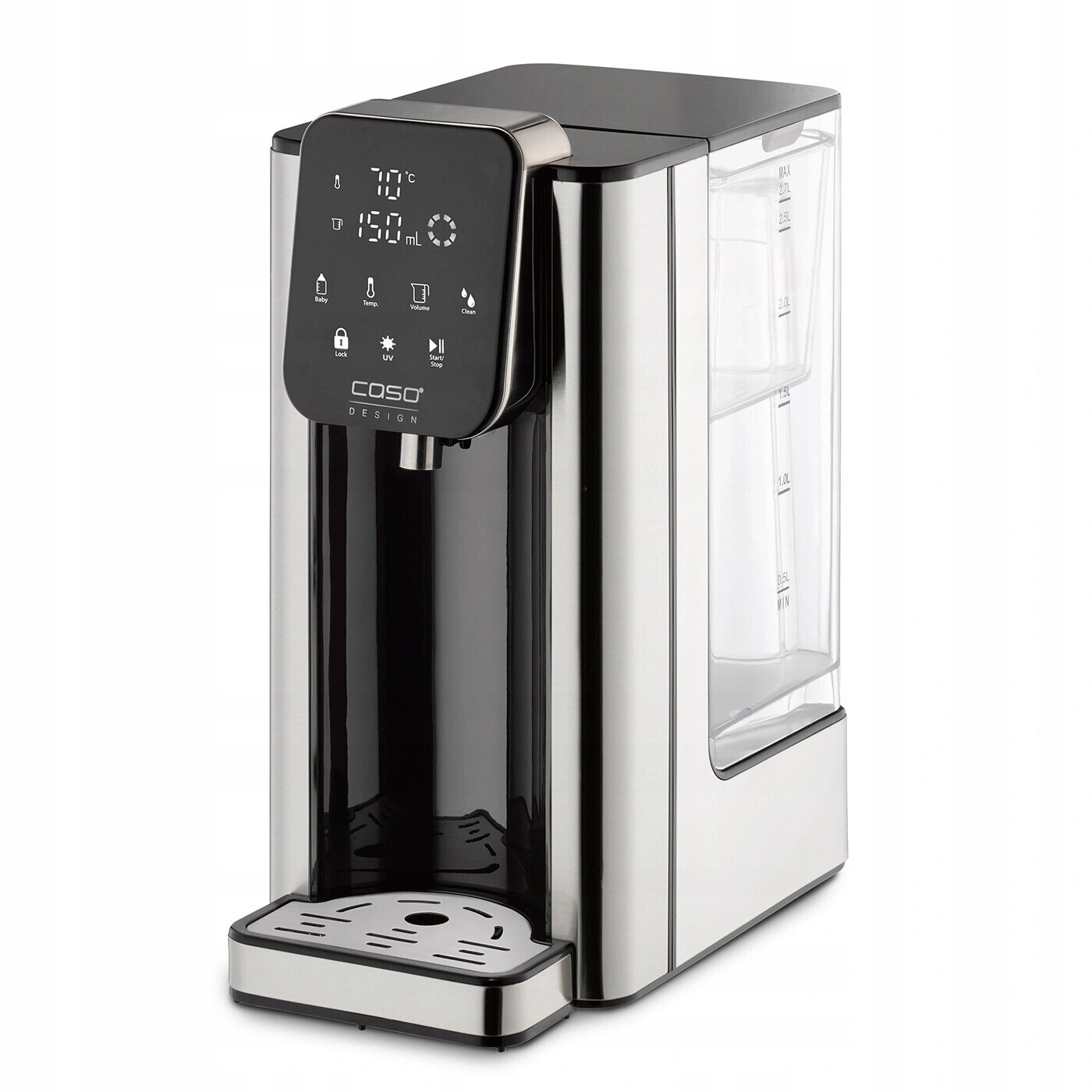 Caso Hw 666 Inox Uv Dispenser na horkou vodu 2600 W Filtr 2,7 l Uv